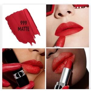 Dior Rouge Refillable Lipstick 999 Matte / Full Size / Brand New